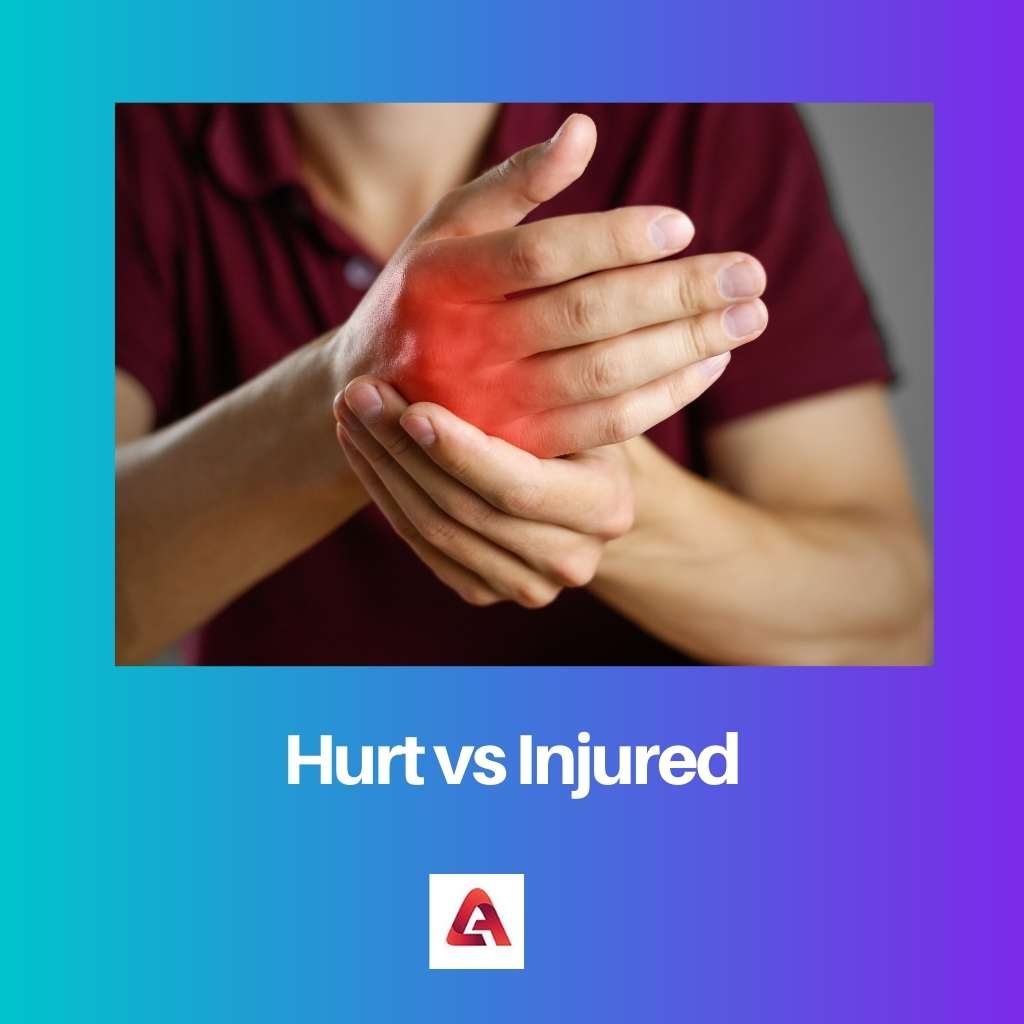 Hurt vs Injured