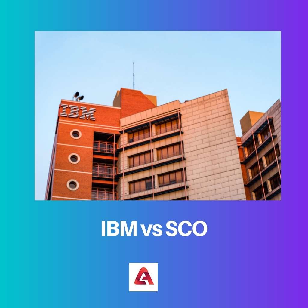 IBM vs SCO