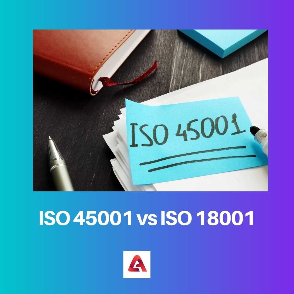 ISO 45001 vs ISO 18001