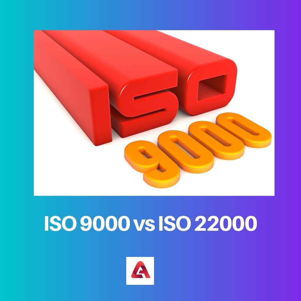 ISO 9000 vs ISO 22000