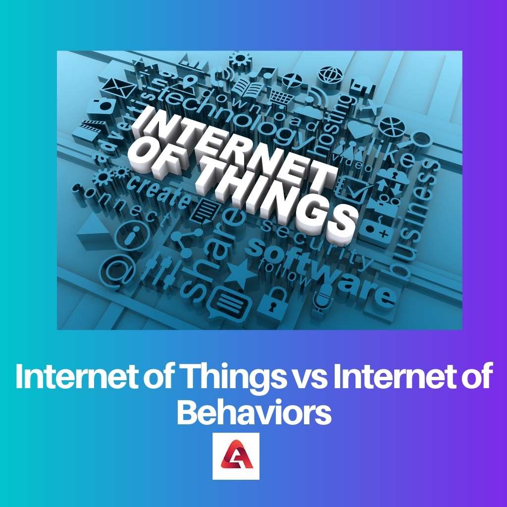 Internet of Things vs Internet of Behaviors