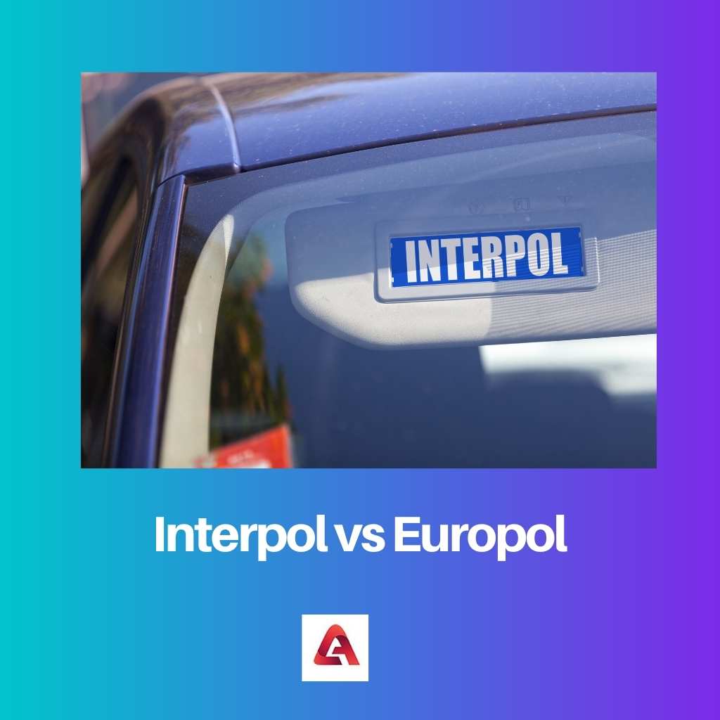 Interpol vs Europol