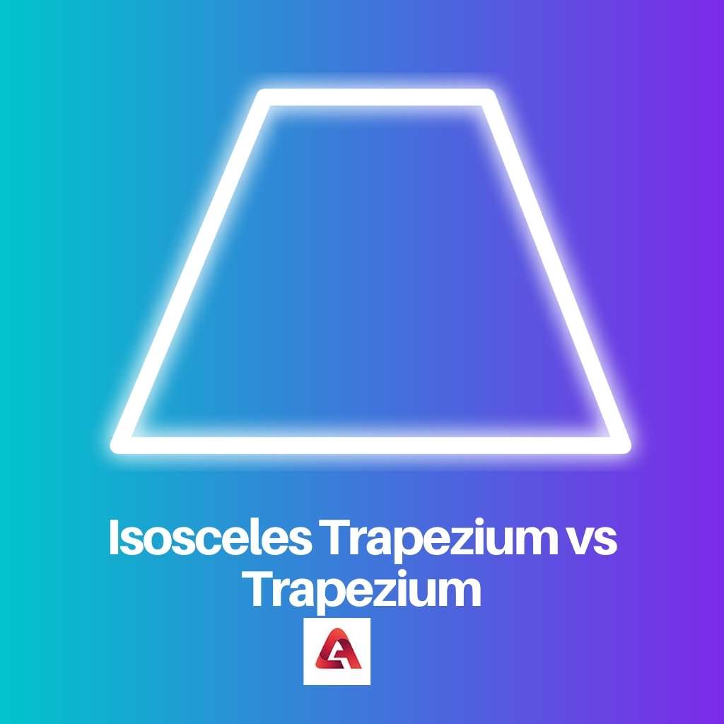 Isosceles Trapezium vs Trapezium