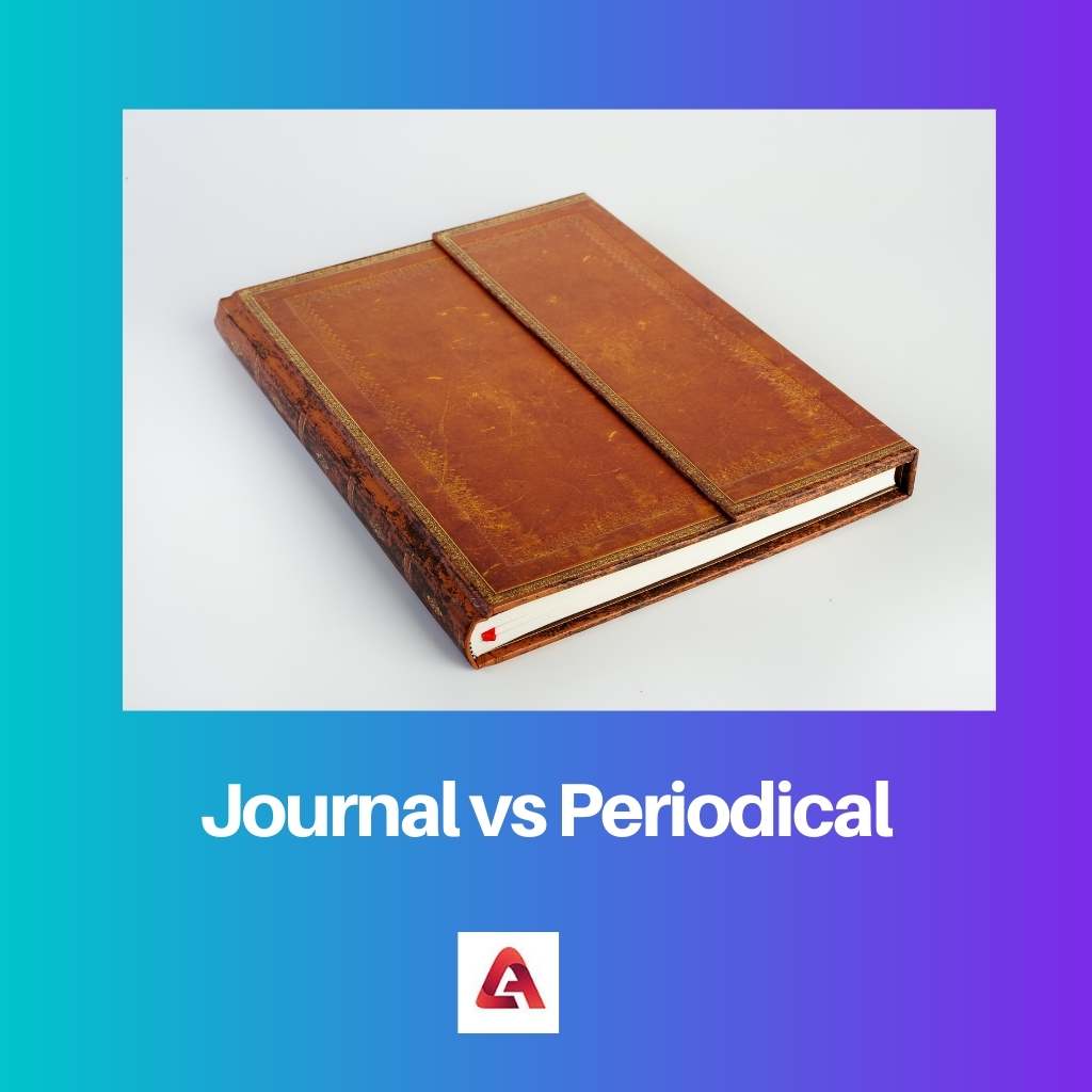 Journal vs Periodical