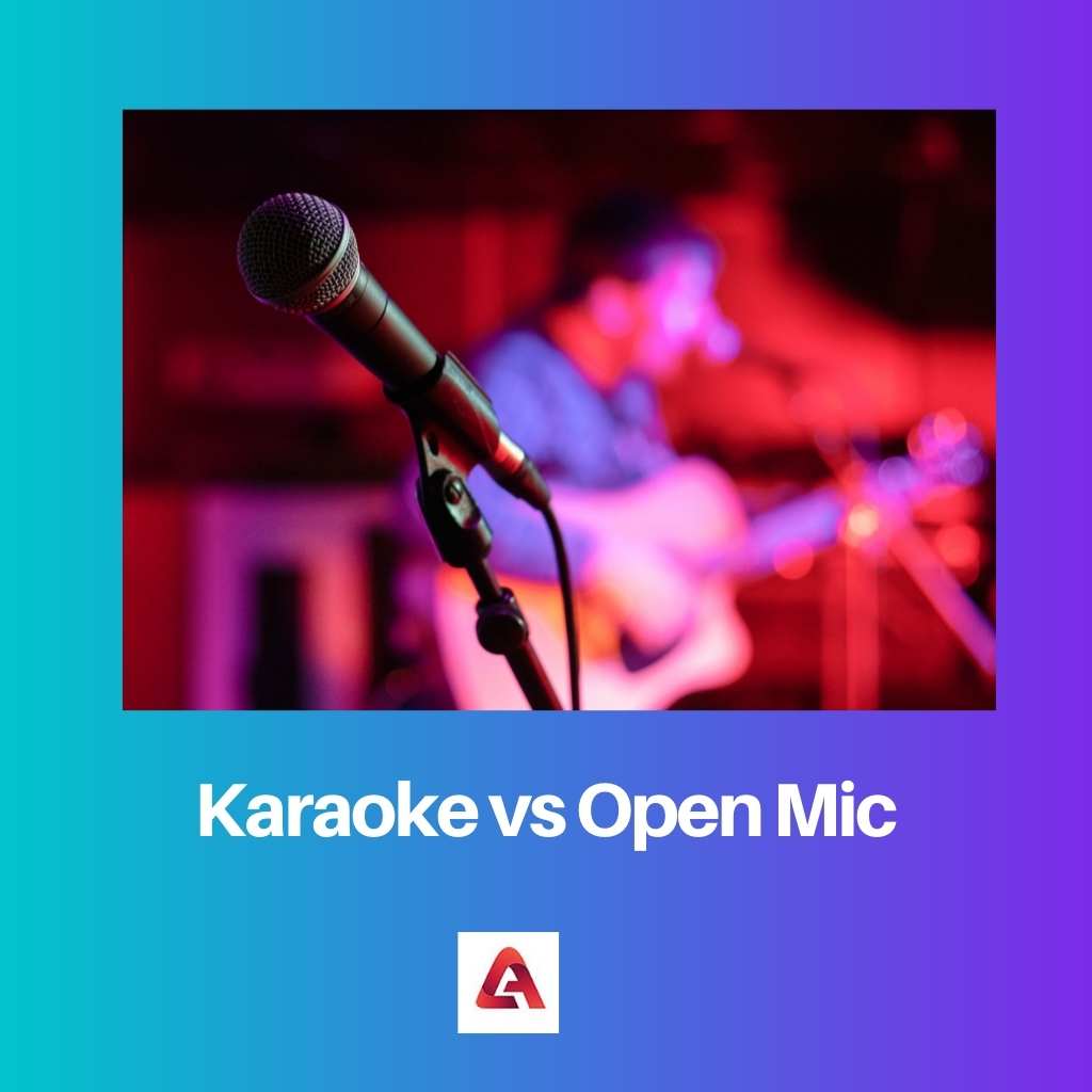 Karaoke vs Open Mic