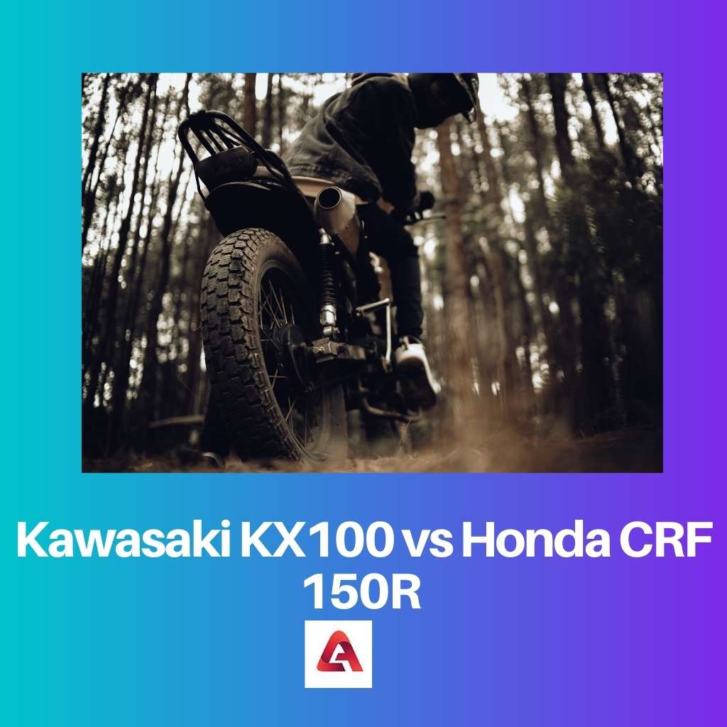 Kawasaki KX100 vs Honda CRF 150R