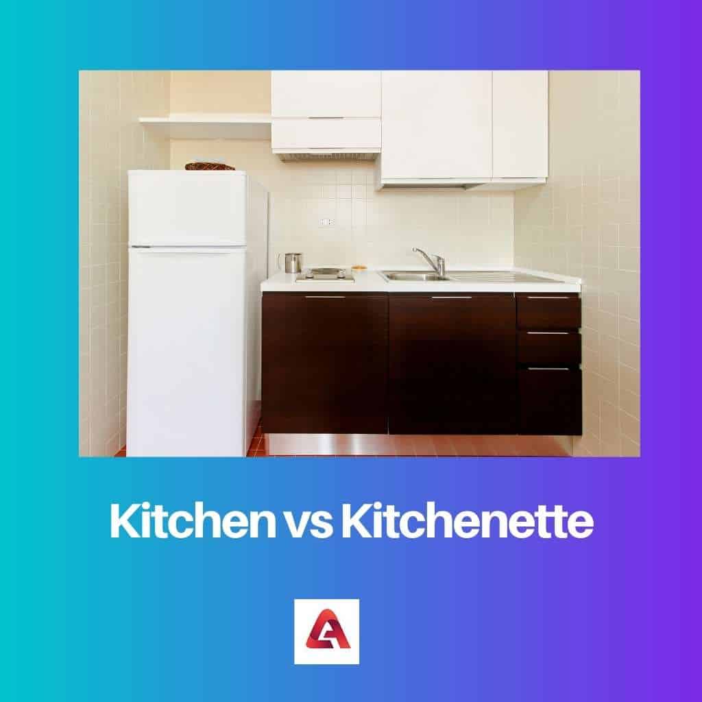 Kitchen Vs Kitchenette Difference And Comparison 8606