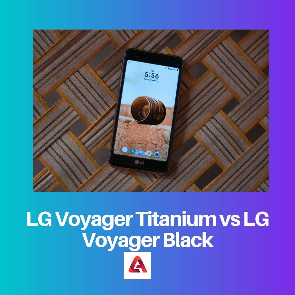 LG Voyager Titanium vs LG Voyager Black