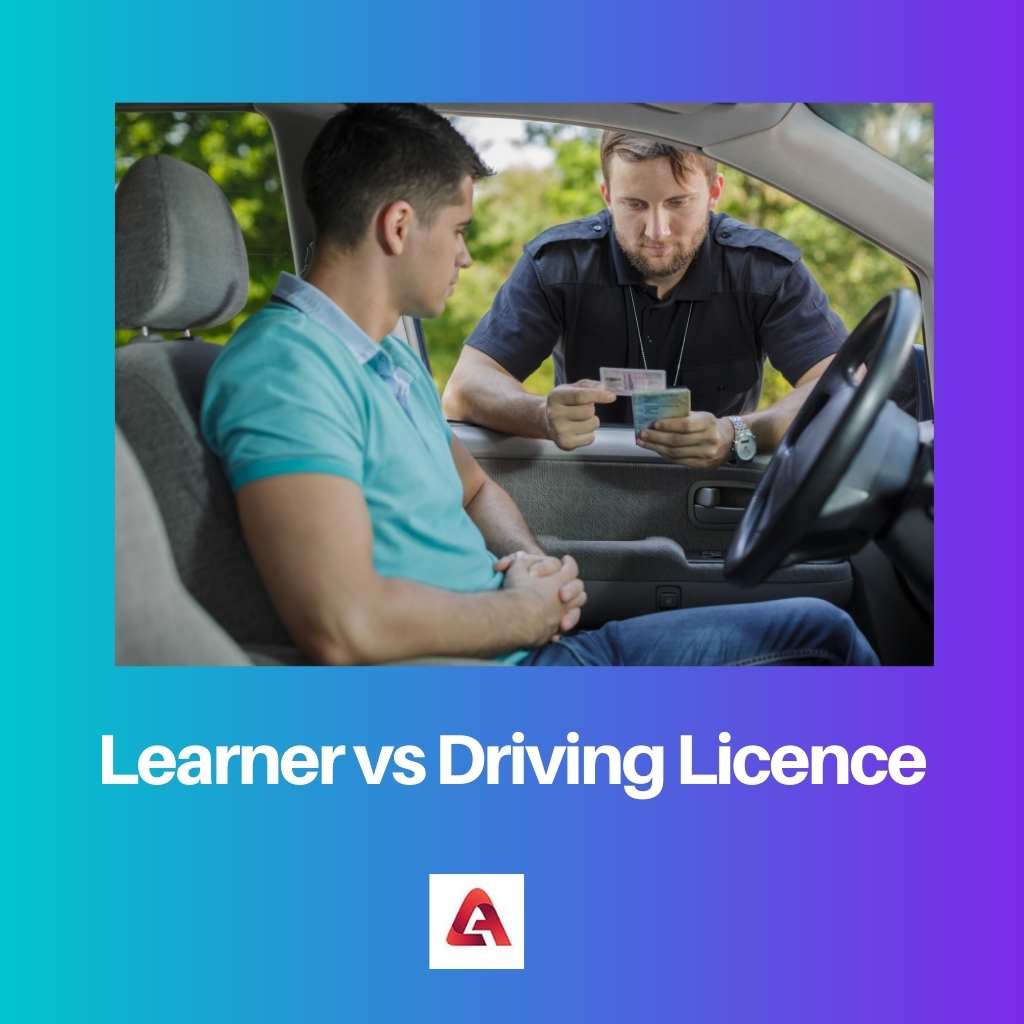 Learner vs Driving Licence