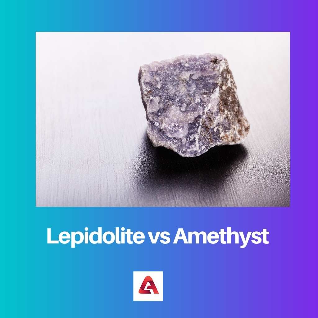Lepidolite vs Amethyst