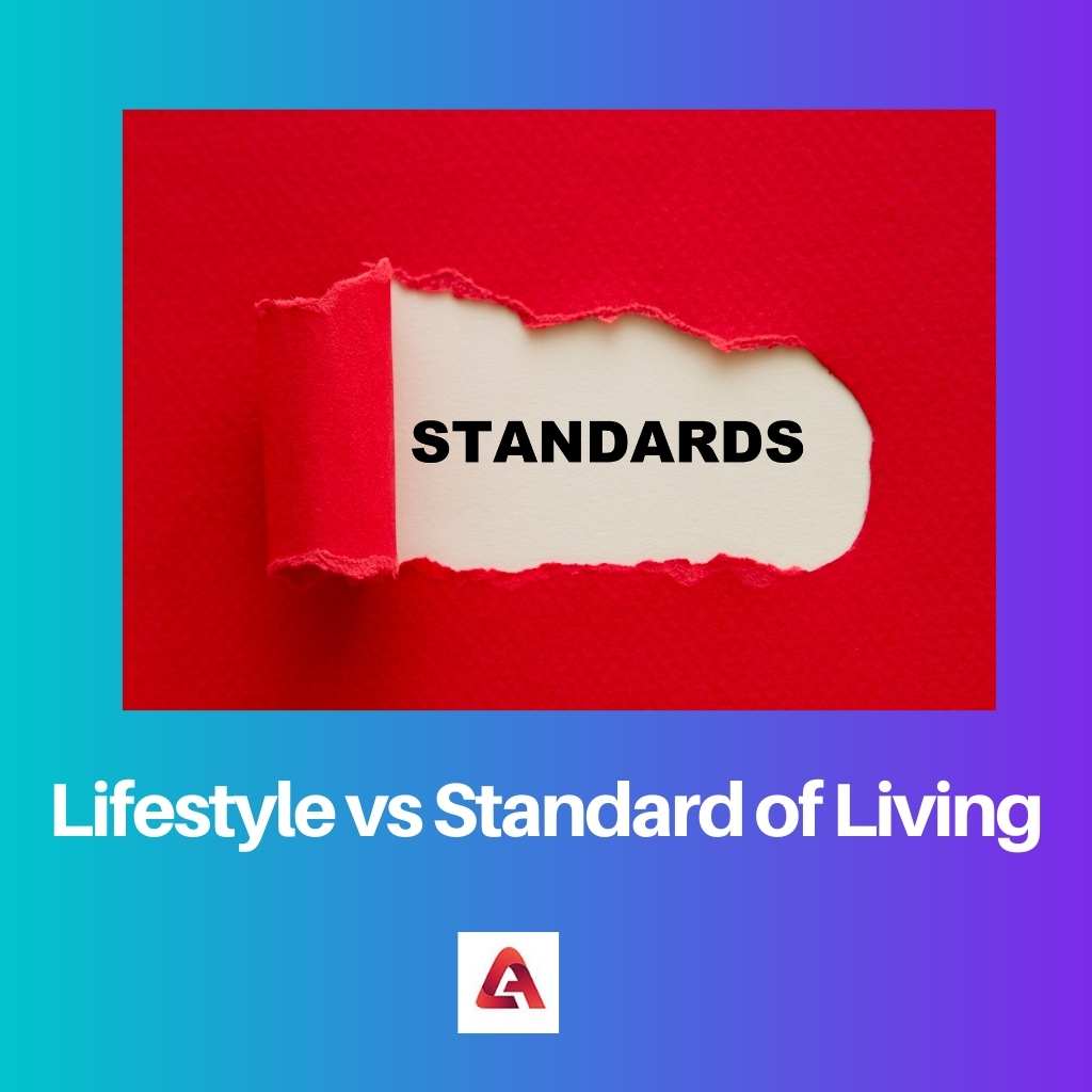 Lifestyle vs Standard of Living