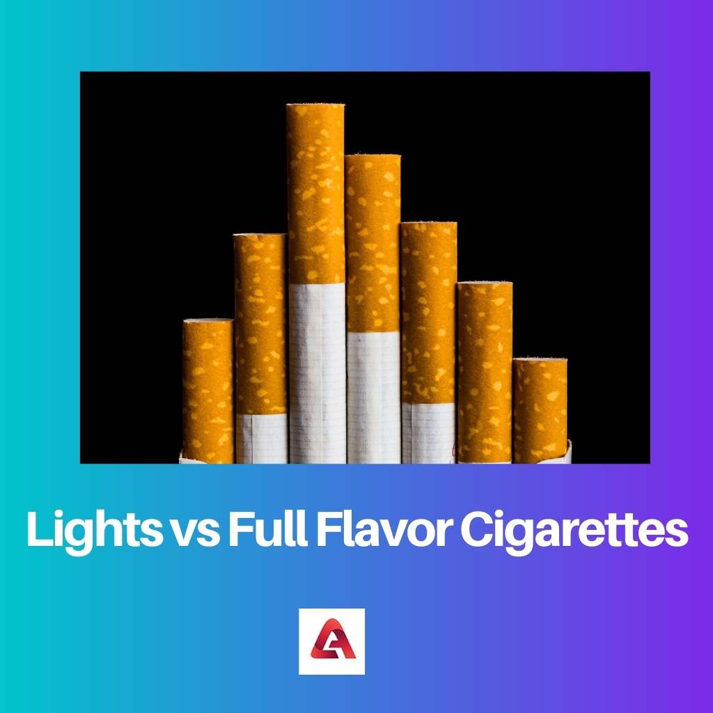 Lights vs Full Flavor Cigarettes