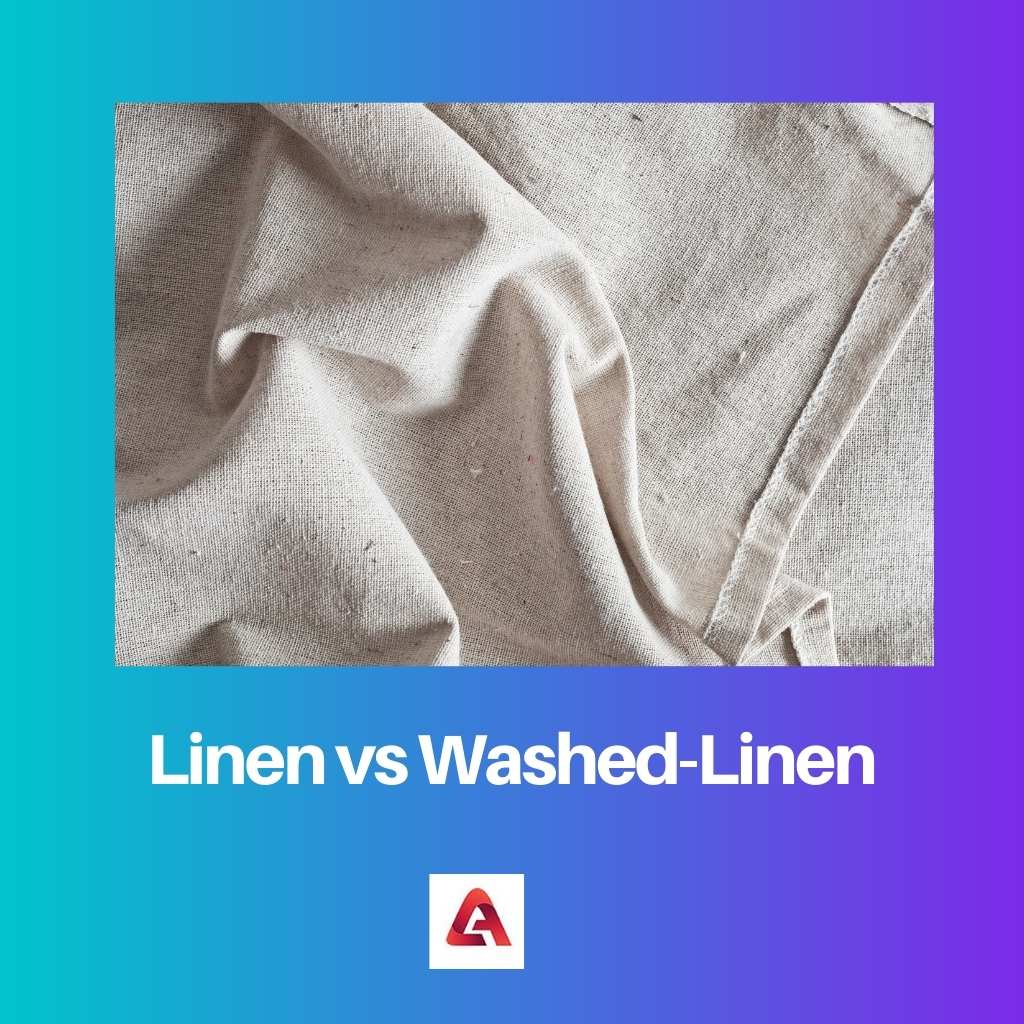 Linen vs Washed Linen