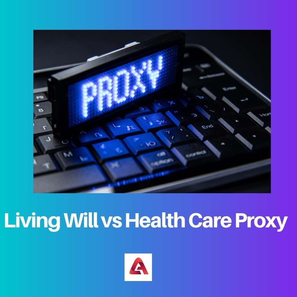 Living Will vs Health Care Proxy