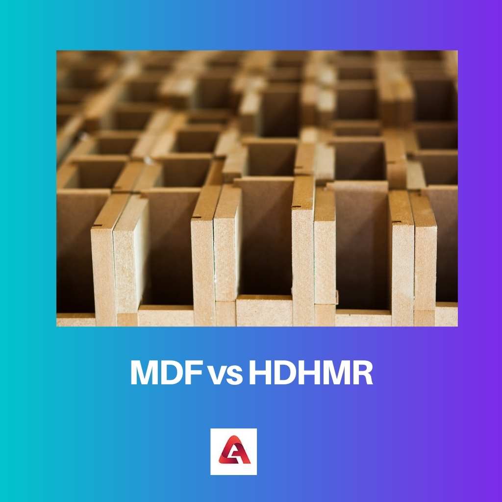 MDF vs HDHMR