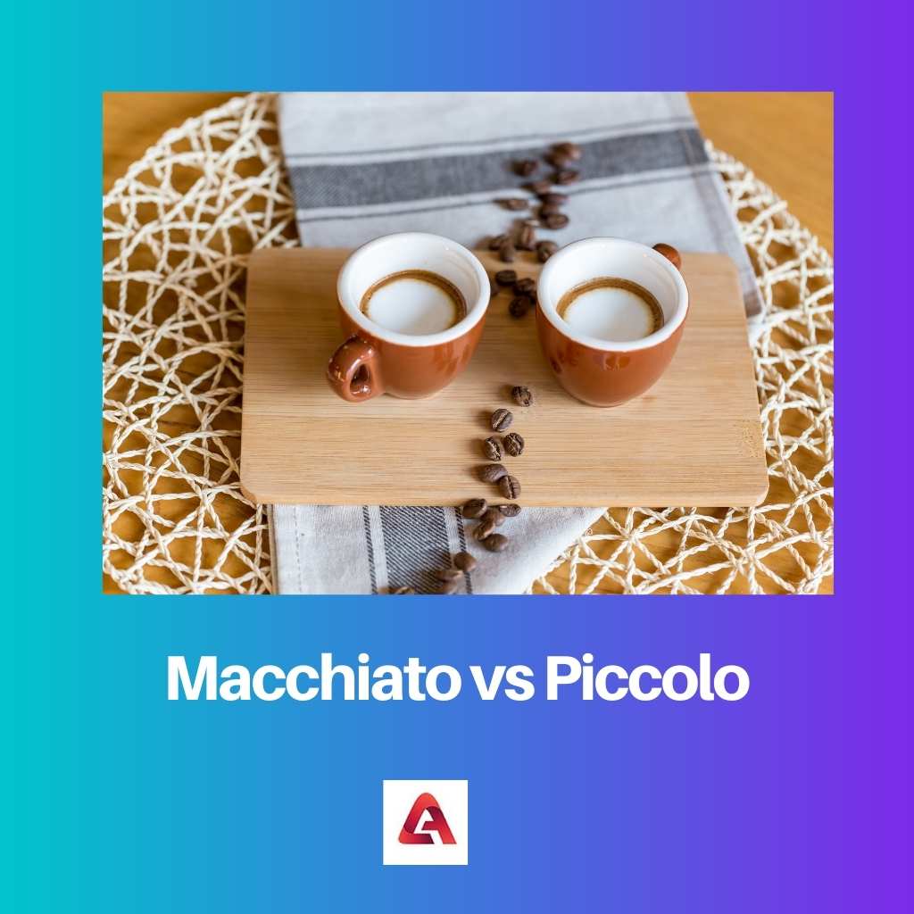 Macchiato vs Piccolo