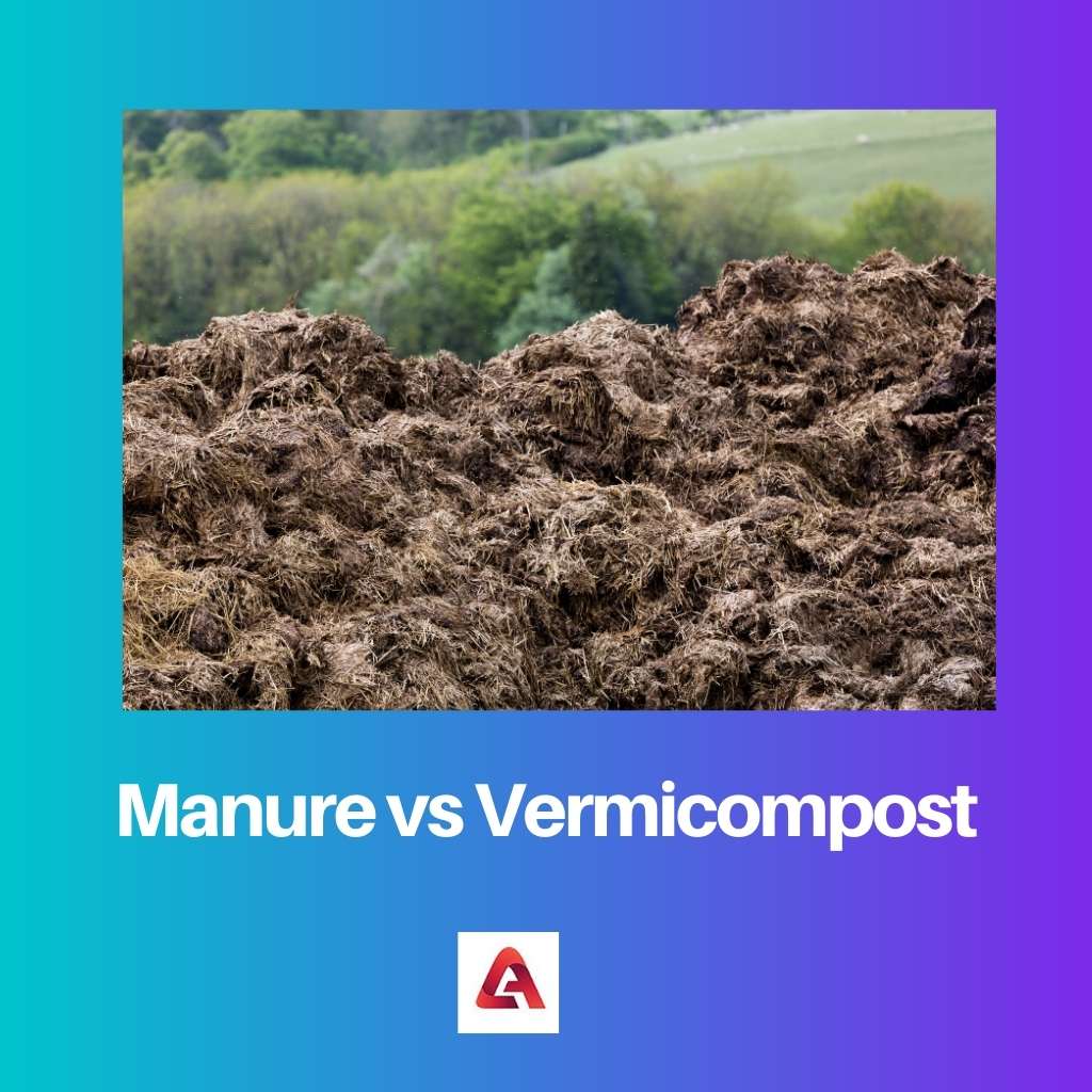 Manure vs Vermicompost