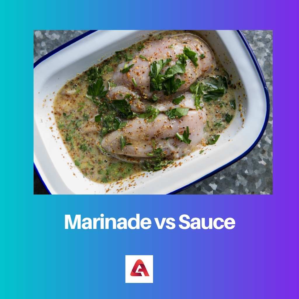 Marinade vs Sauce