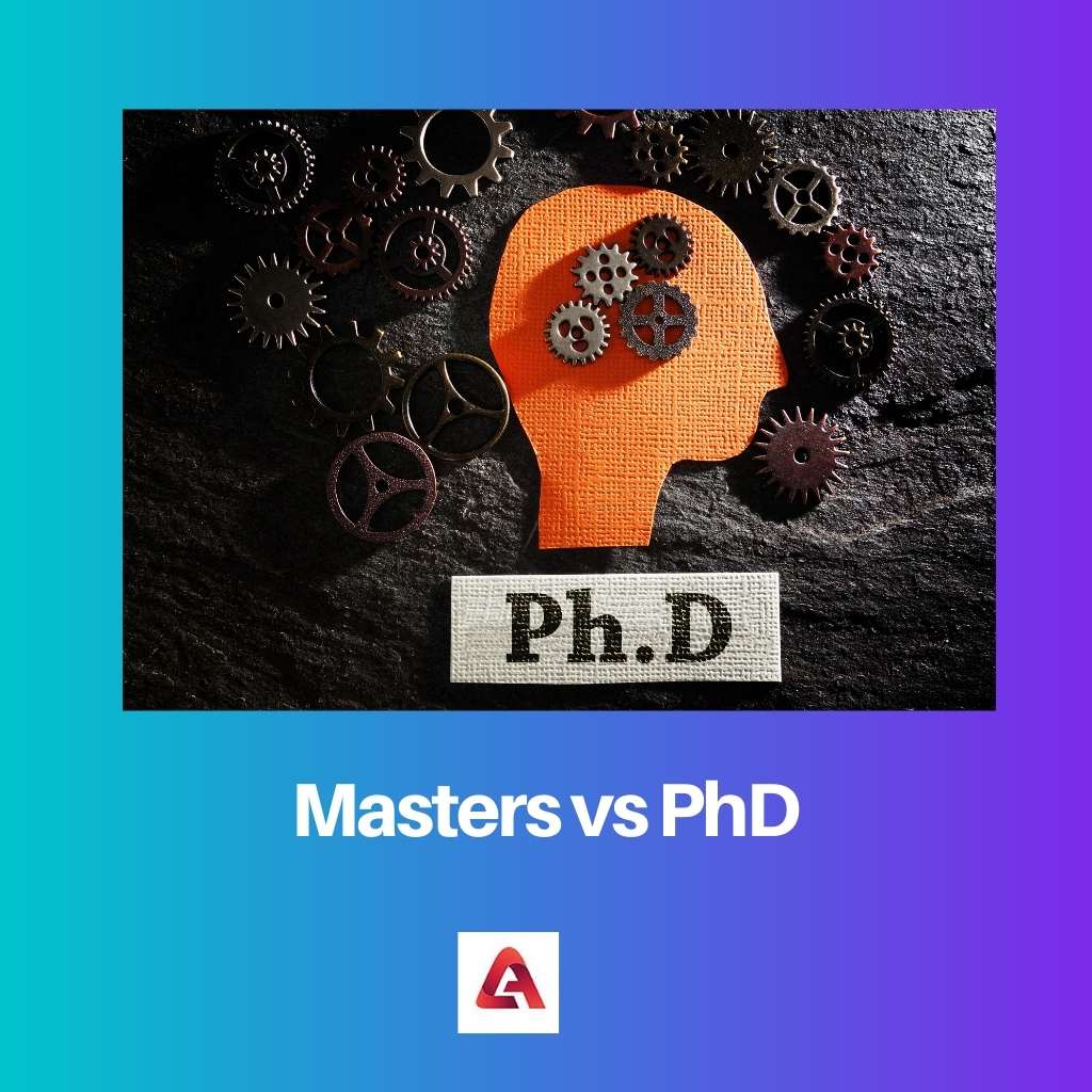 Masters vs PhD