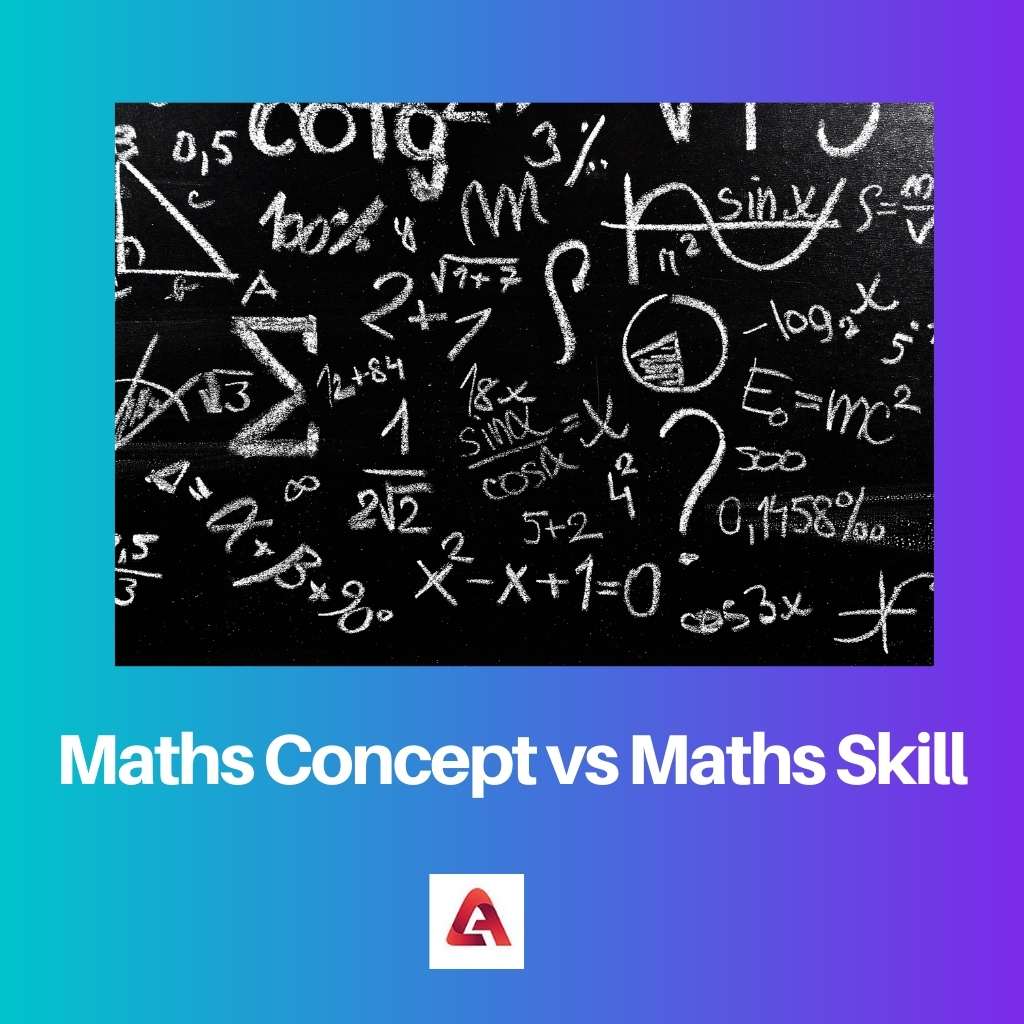 Maths Concept vs Maths Skill