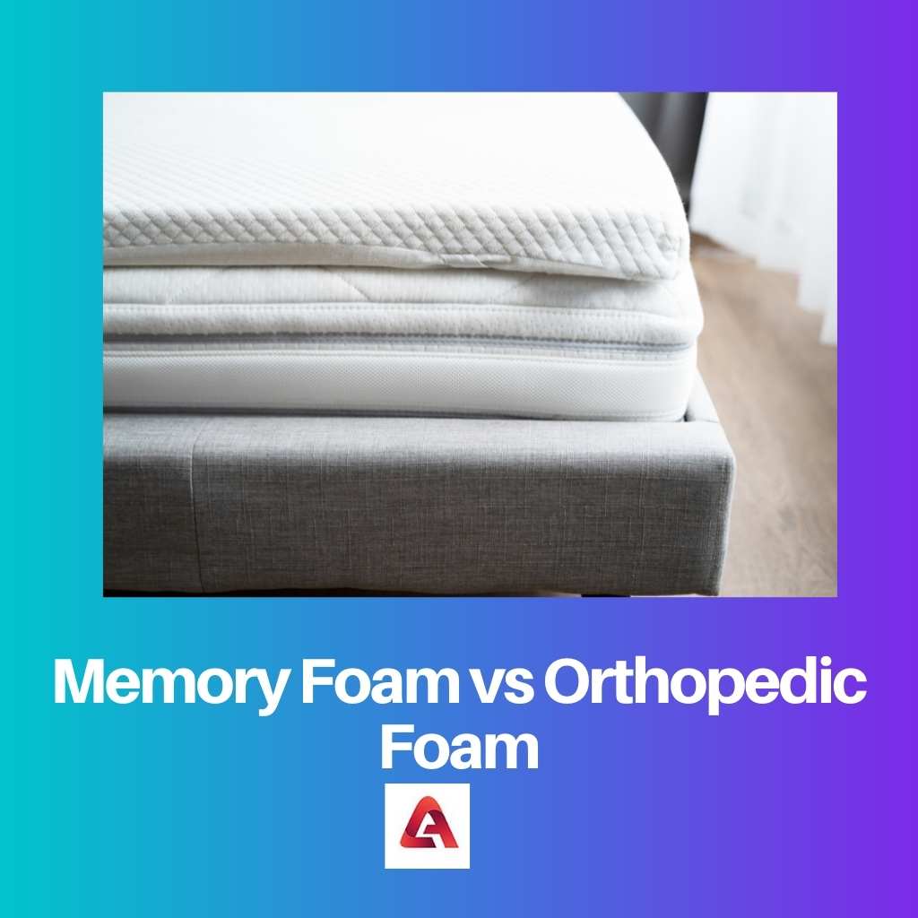 Memory Foam vs Orthopedic Foam