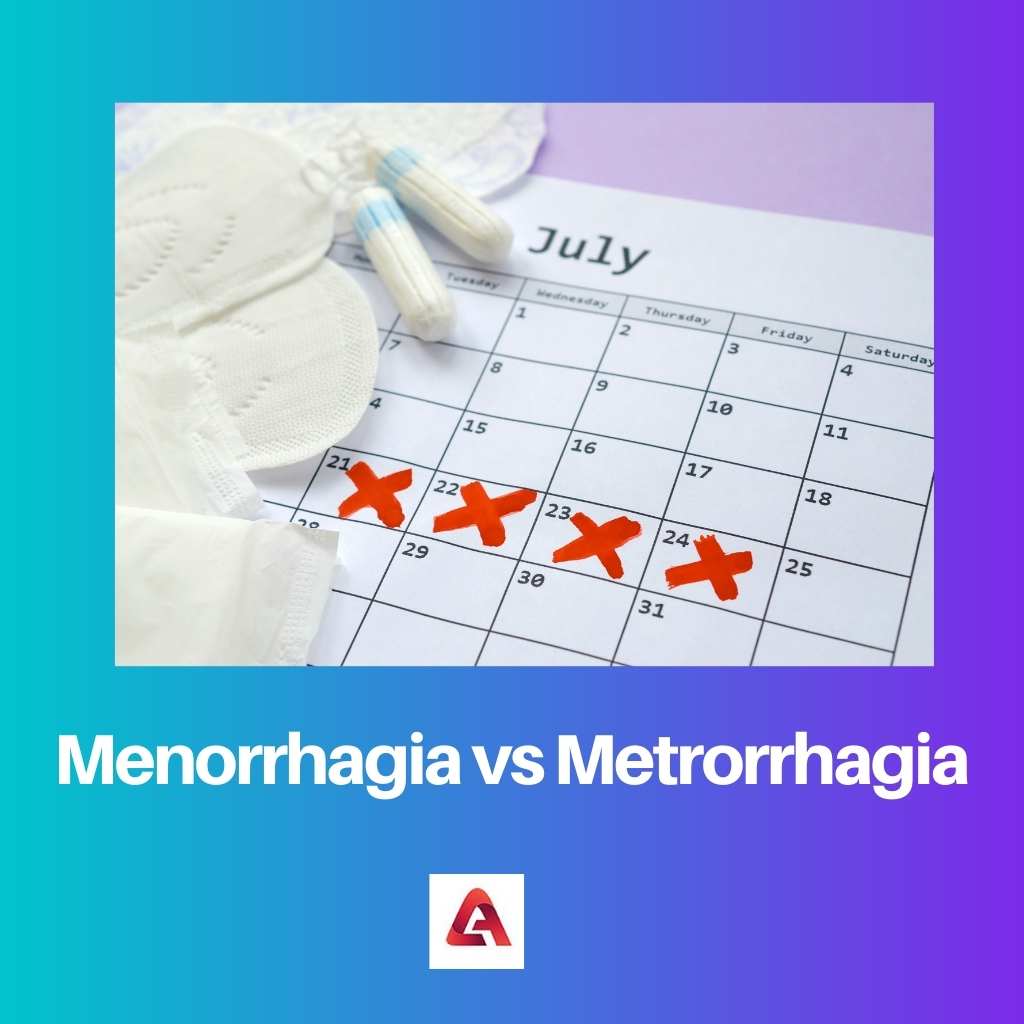 Menorrhagia vs Metrorrhagia