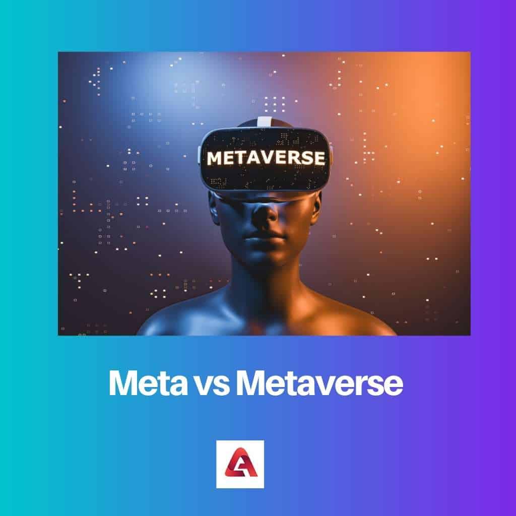 Perbedaan Antara Meta Dan Metaverse