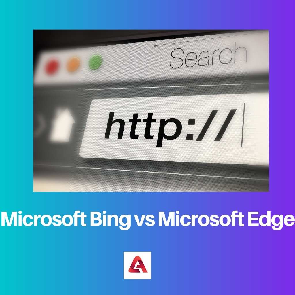 Microsoft Bing vs Microsoft Edge