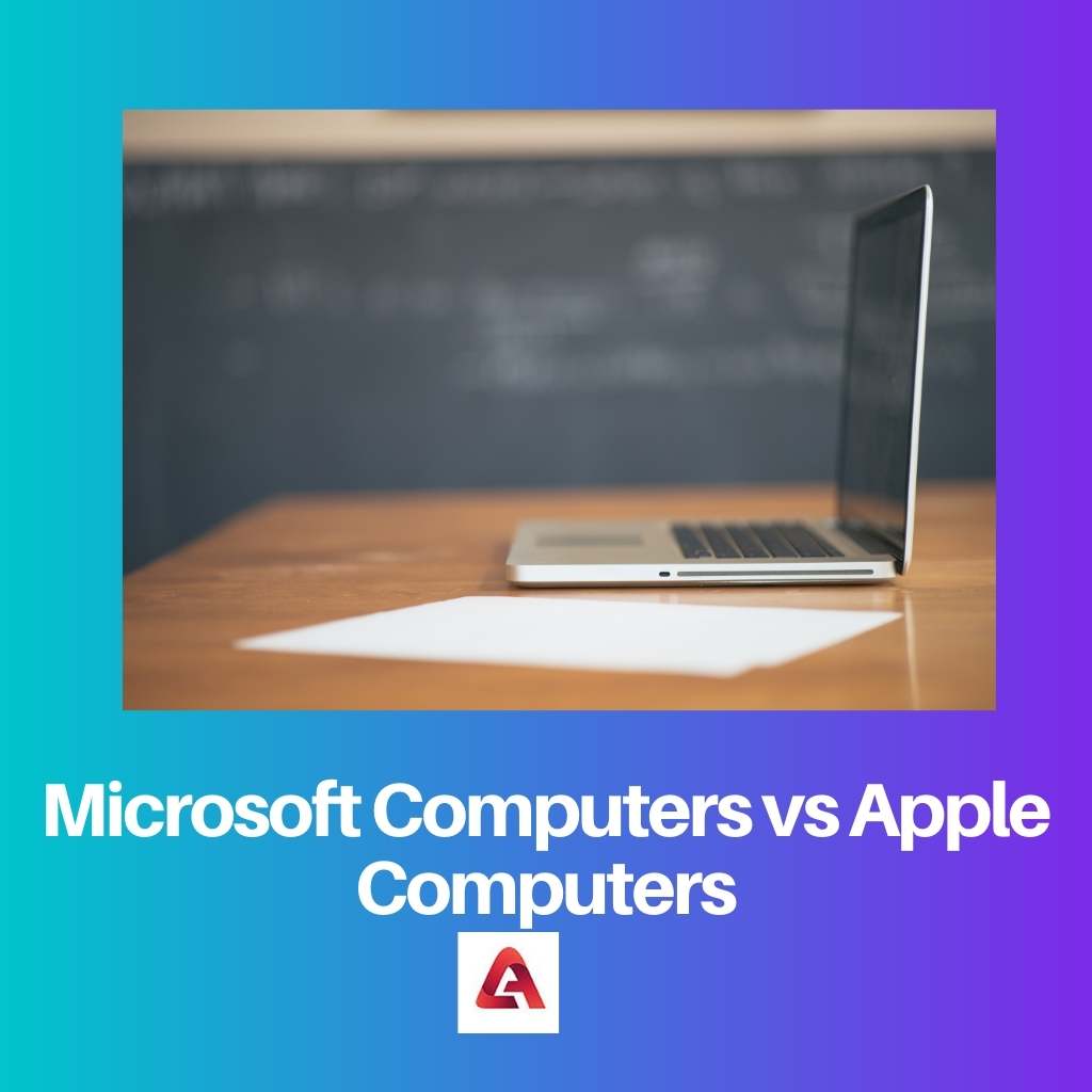 Microsoft Computers vs Apple Computers