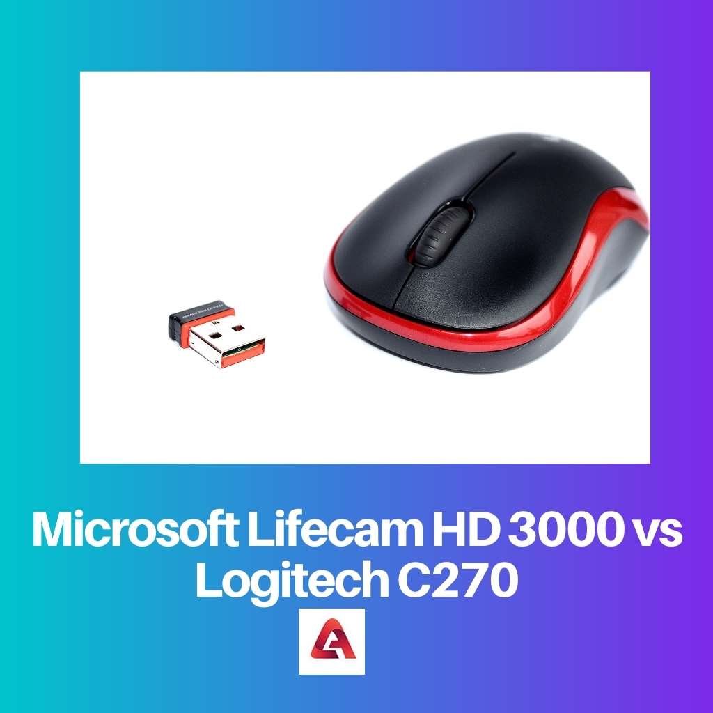 Microsoft Lifecam HD 3000 vs Logitech C270