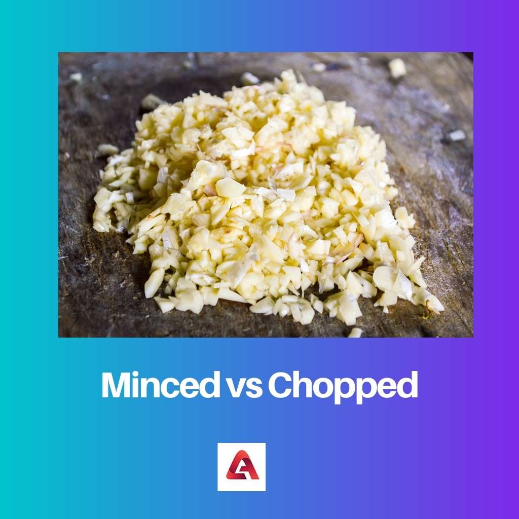 Minced vs Chopped