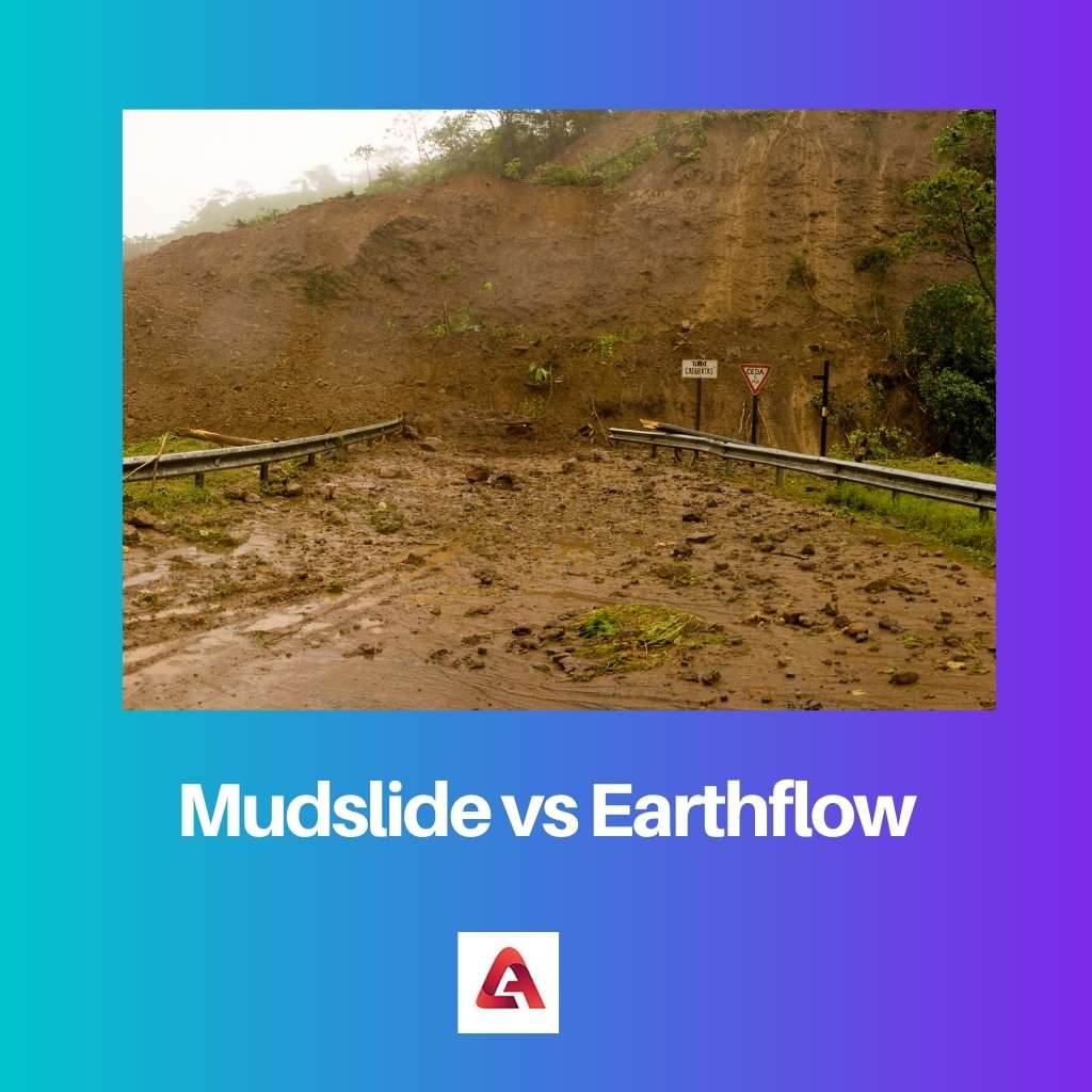 Mudslide vs Earthflow