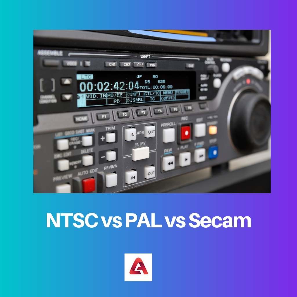 NTSC vs PAL vs Secam