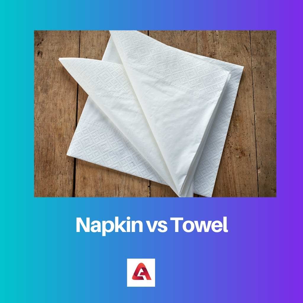Napkin vs Towel