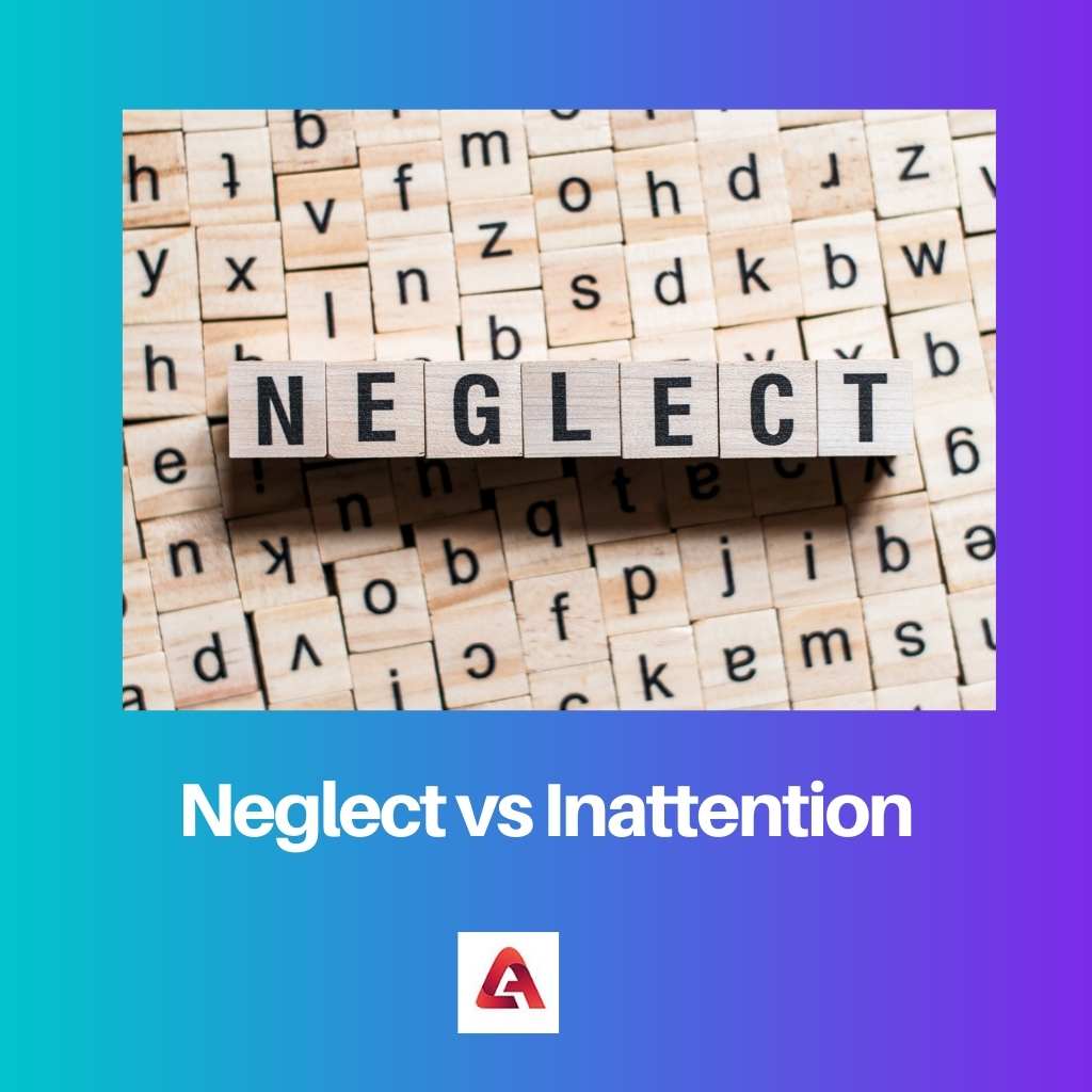 Neglect vs Inattention