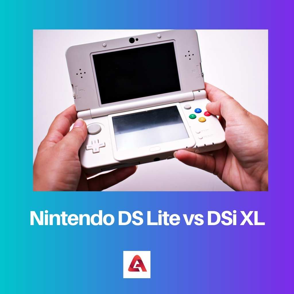 Nintendo DS Lite vs DSi XL
