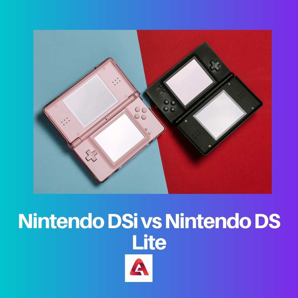 Nintendo DSi vs Nintendo DS Litevs Condenser
