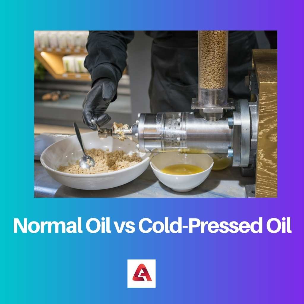 Normal Oil vs Cold Pressed Oil
