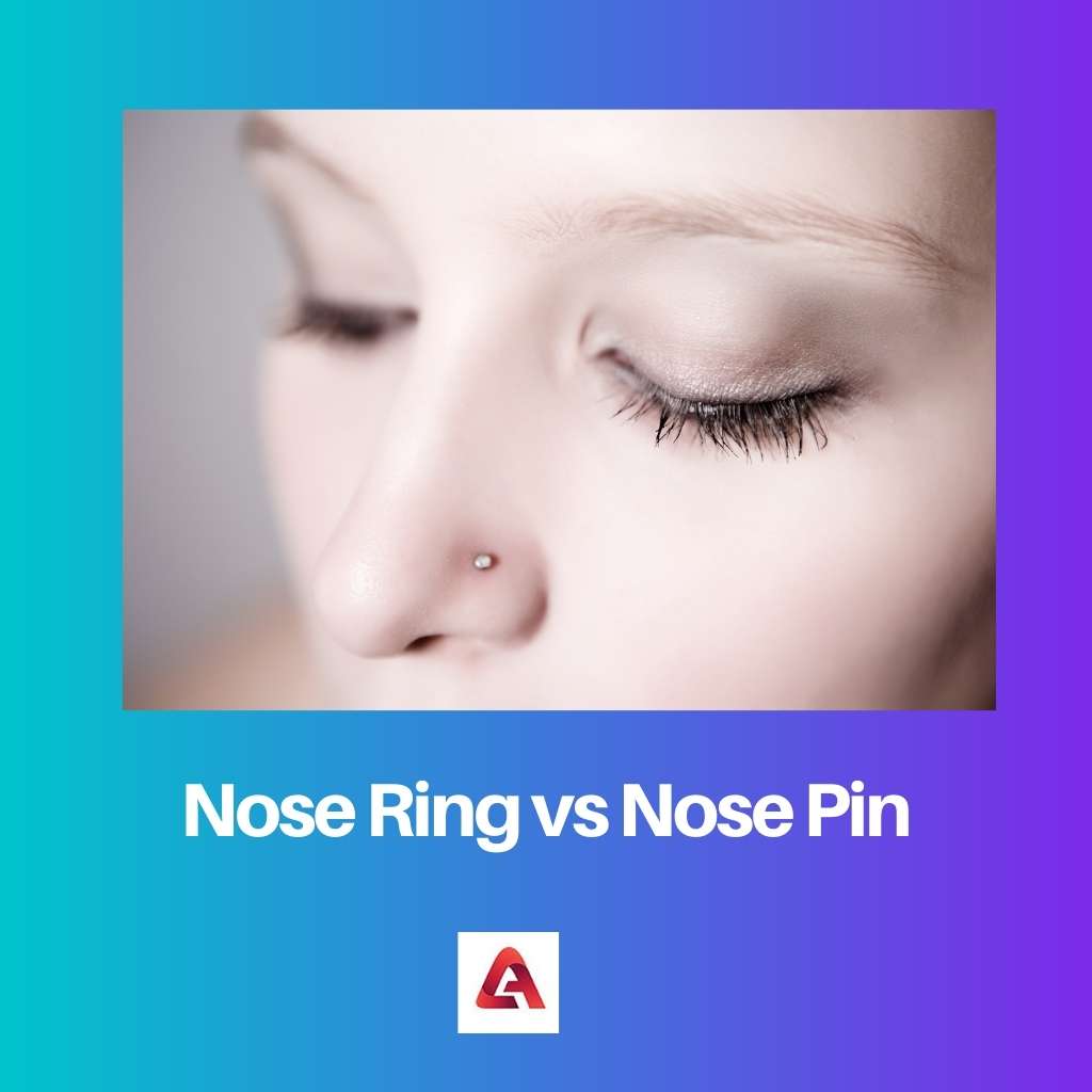 Nose Ring vs Nose Pin