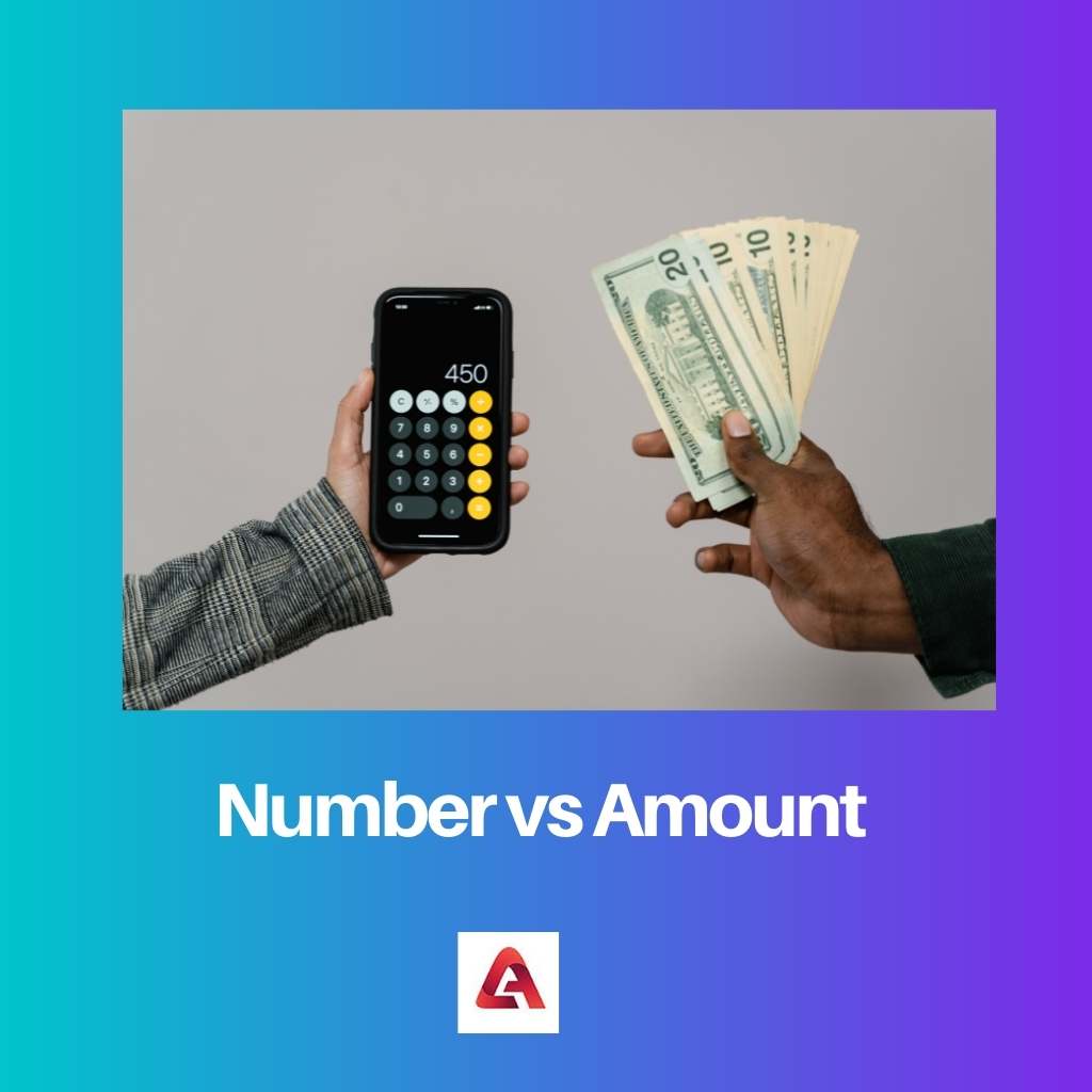 Number vs Amount