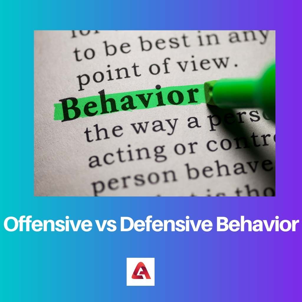 Offensive vs Defensive Behavior