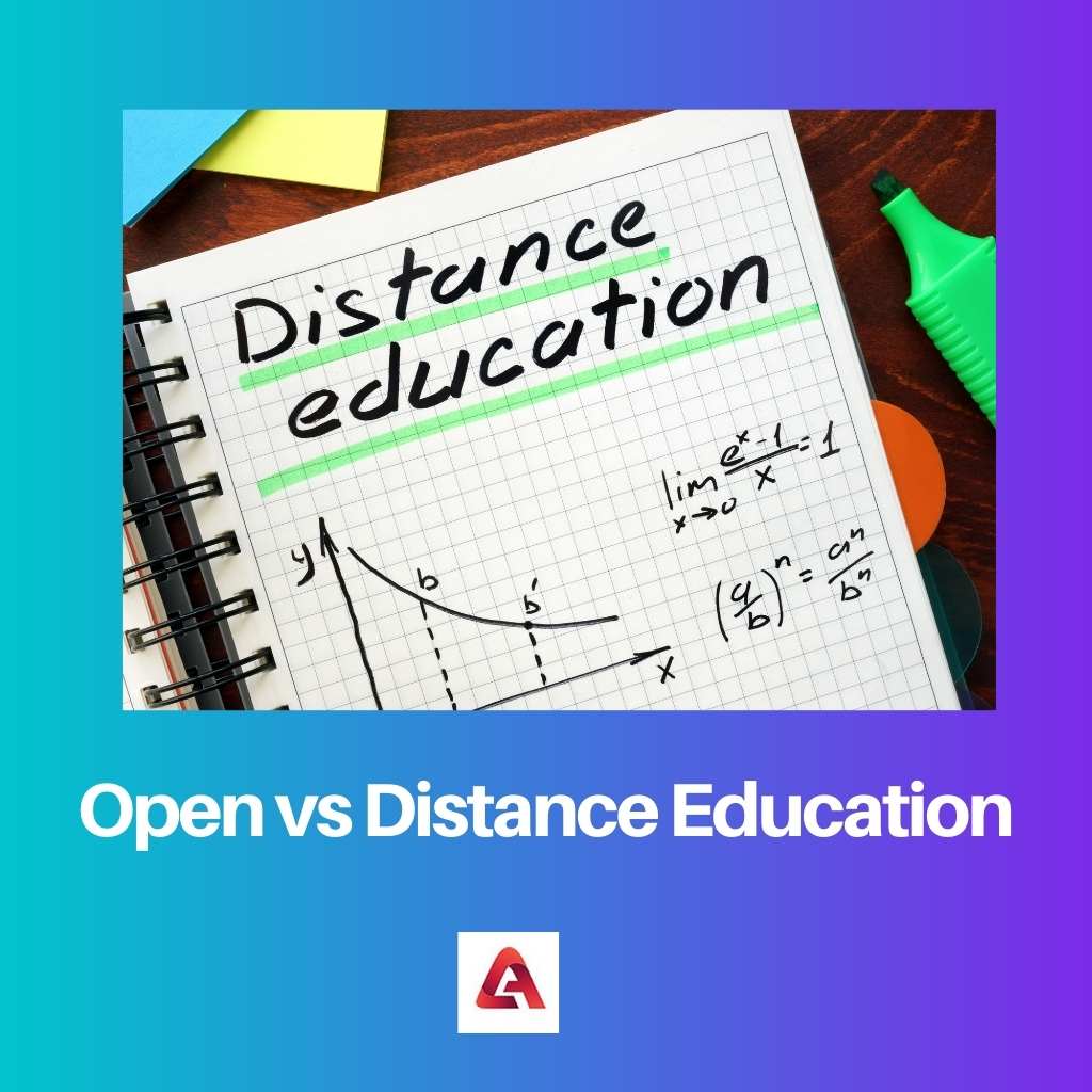 Open vs Distance Education