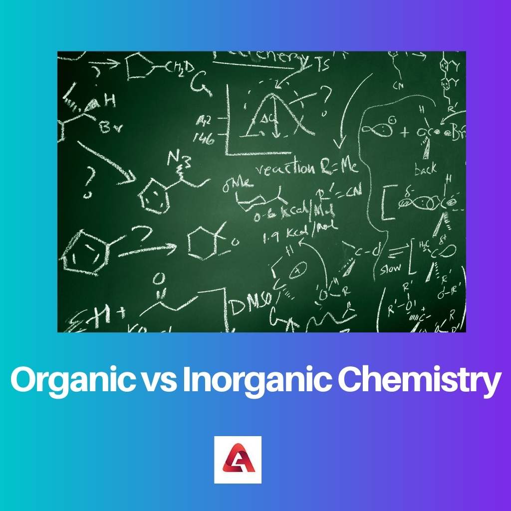 Organic vs Inorganic Chemistry
