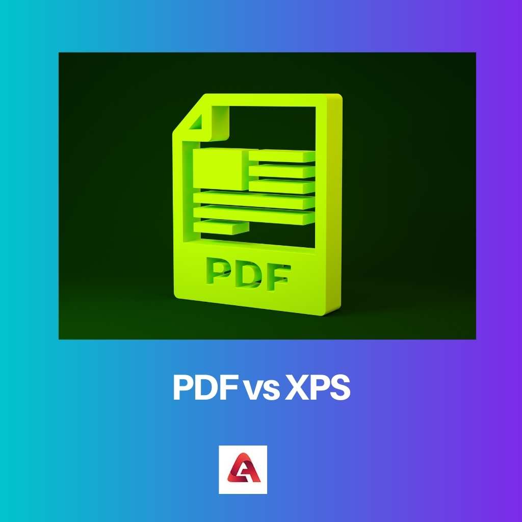 PDF vs XPS