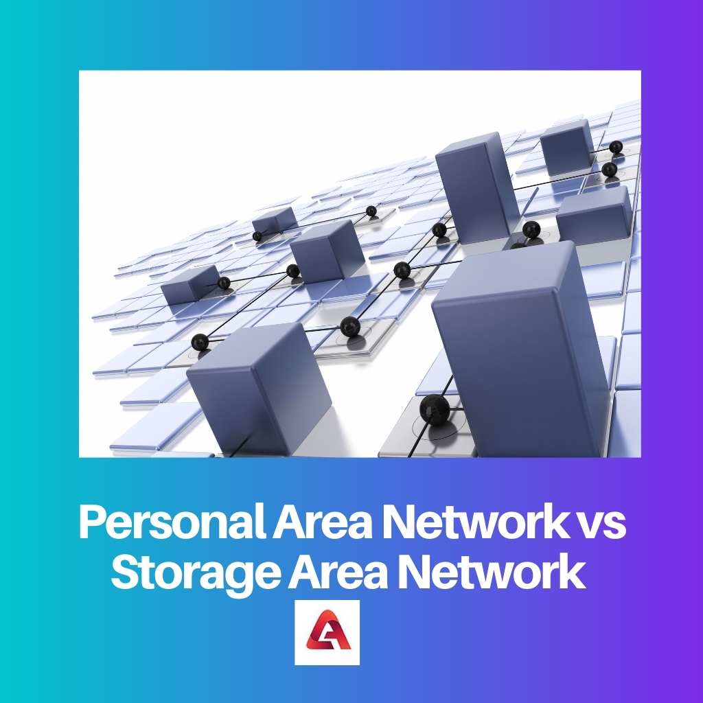 Personal Area Network vs Storage Area Network