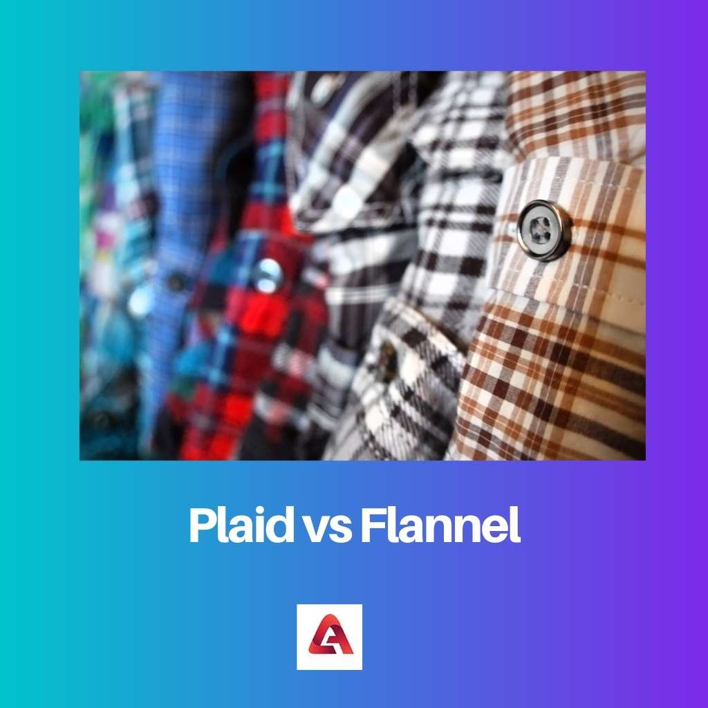 Plaid vs Flannel
