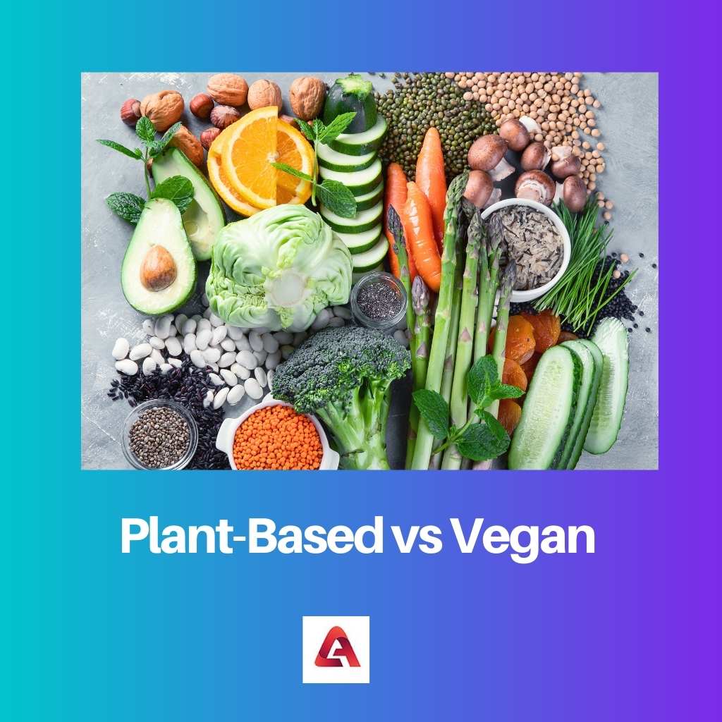 Plant Based vs Vegan
