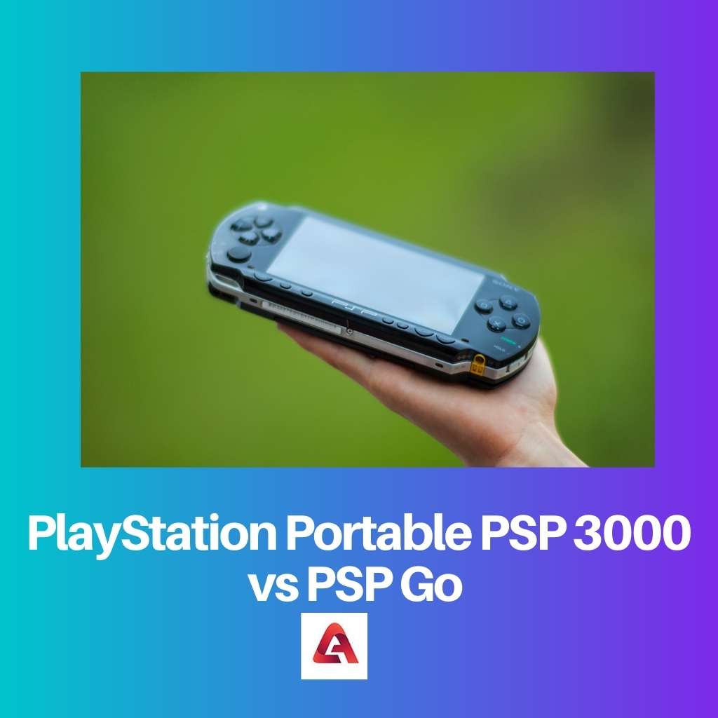 PlayStation Portable PSP 3000 vs PSP Go