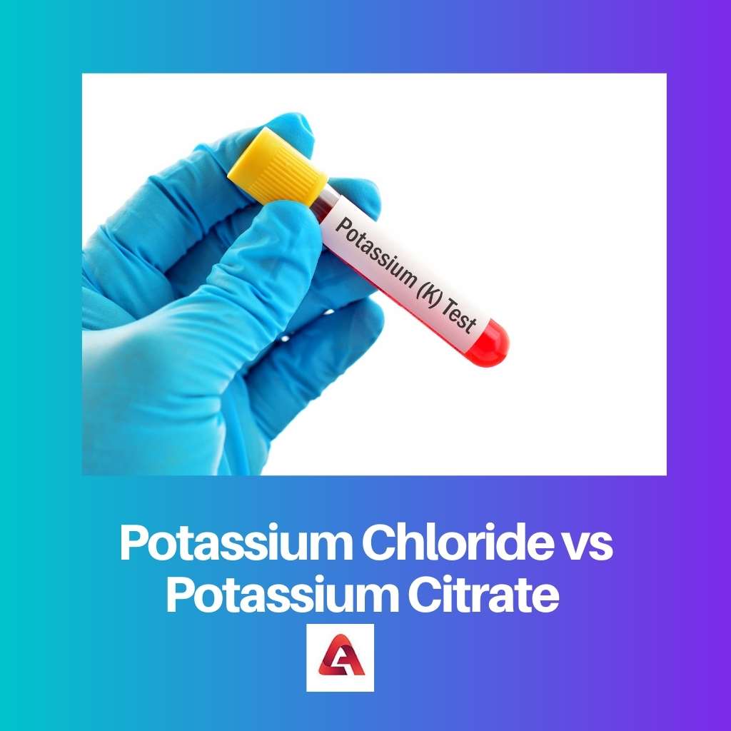 Potassium Chloride vs Potassium Citrate