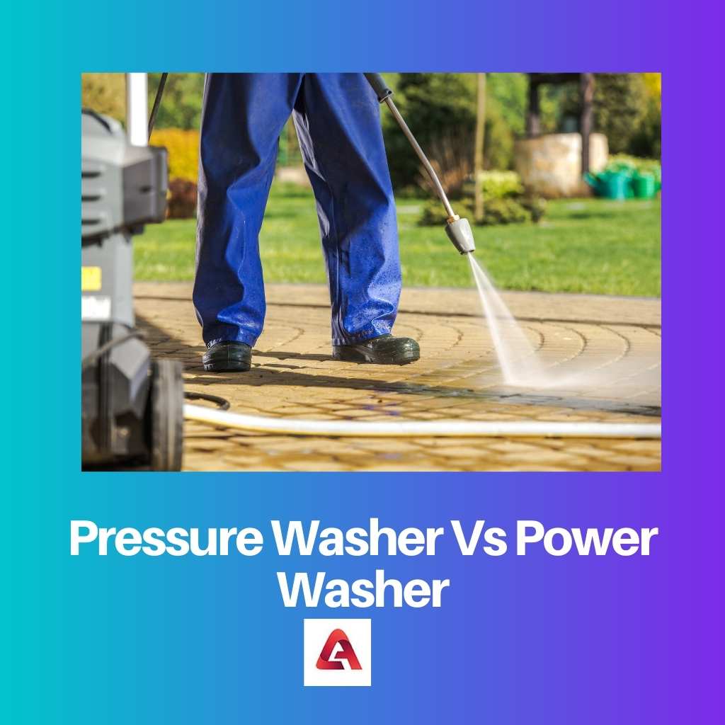 Pressure Washer Vs Power Washer